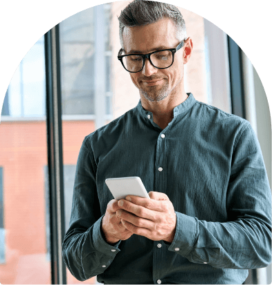 Man with phone